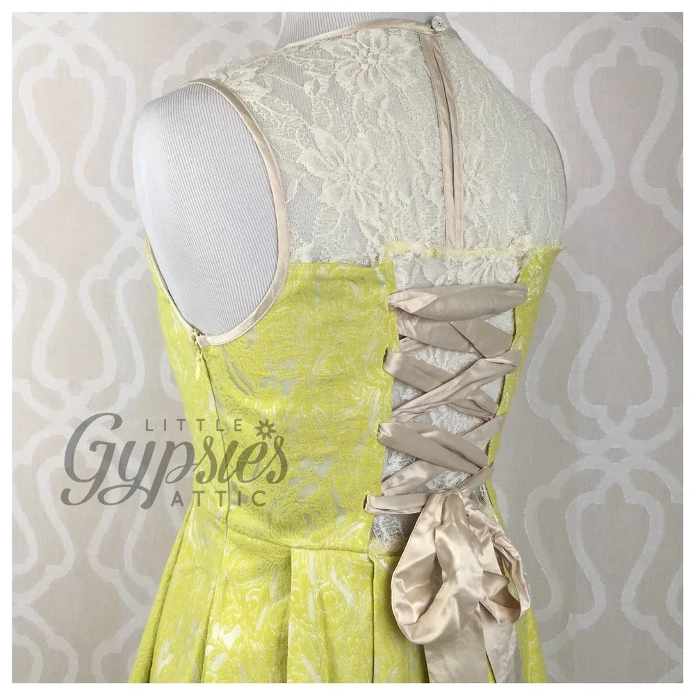 Ryu Lolita Lace & Jacquard Mini Dress - Picture 4 of 11